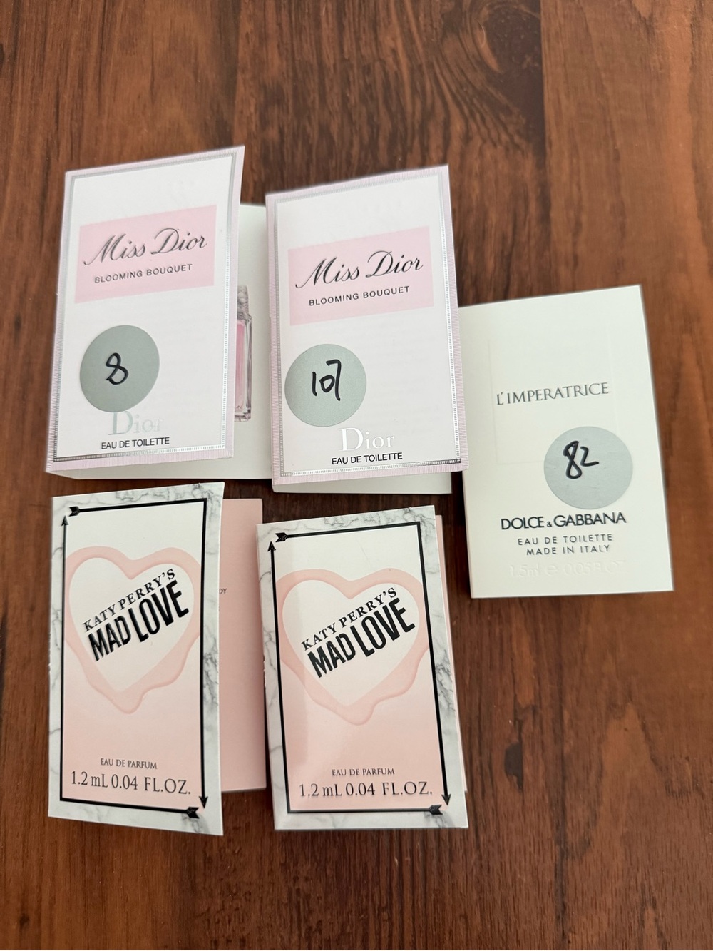 Sample Size Perfume Bundle of 5